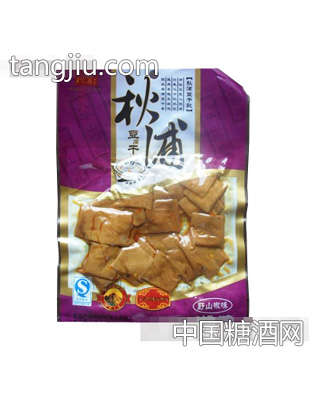 秋浦野山椒味豆干6g