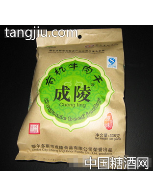 成陵有机牛肉干原味338克