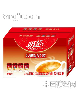 奶茶经典组合装固体饮料箱装