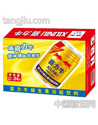 喜力牛维生素功能饮料250mlx24罐