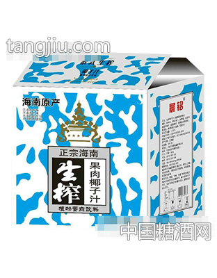 晨铭生榨果肉椰子汁1.25kgx6瓶