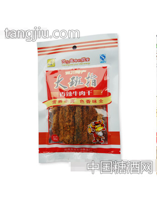 大班指38G香辣牛肉干