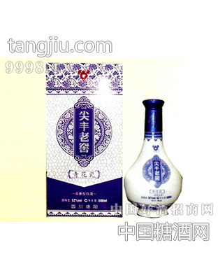 尖丰老窖青花瓶