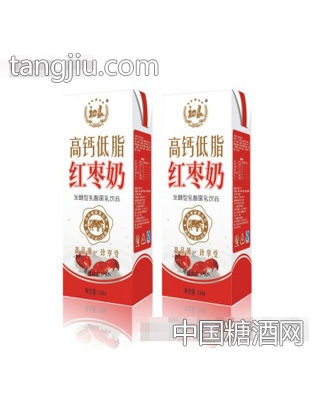 初良高钙低脂红枣奶