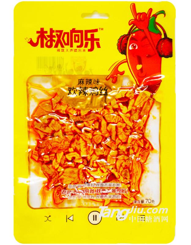 椒响乐欢辣鸡丝麻辣味70g