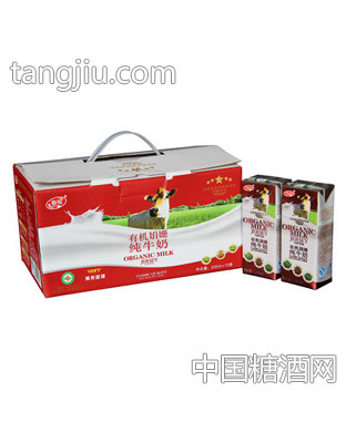 有机娟姗纯牛奶12盒