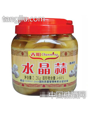 春明水晶蒜瓶装