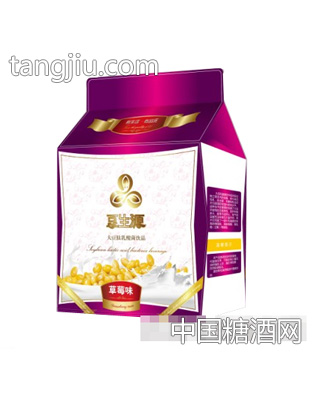 豆生源大豆肽酸菌饮品草莓味盒装