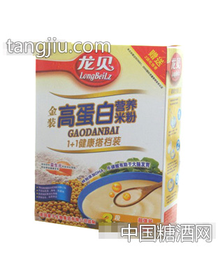 龙贝高蛋白营养米粉