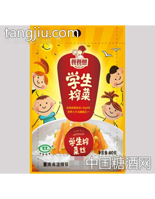 餐餐想学生榨菜丝80g