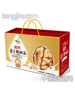 福牛高钙花生核桃乳250mlx24盒