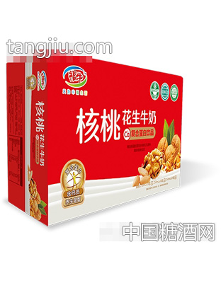 福牛高钙核桃花生奶外箱