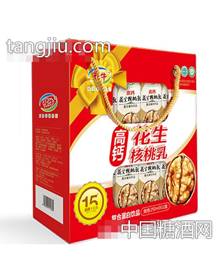 福牛高钙花生核桃乳250mlx12盒礼盒装