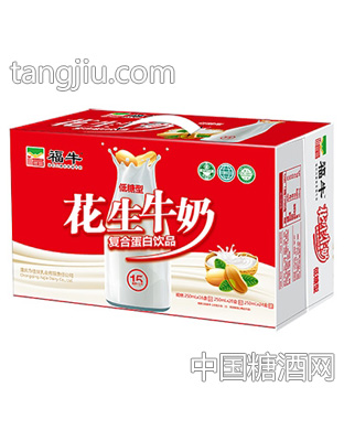 福牛花生牛奶复合蛋白饮品标箱