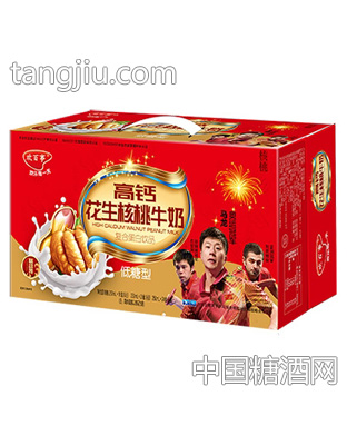 欢百事高钙花生核桃牛奶低糖型外箱