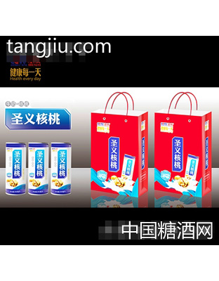 圣义核桃复合蛋白饮料1x20罐手提袋