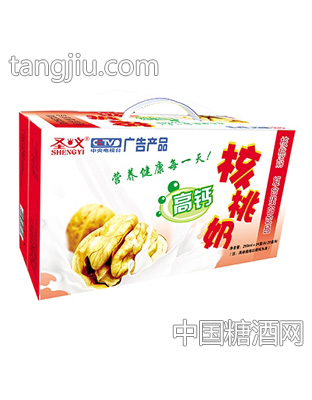 苗条包高钙核桃奶外箱正面