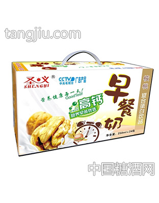 圣义高钙早餐奶外箱