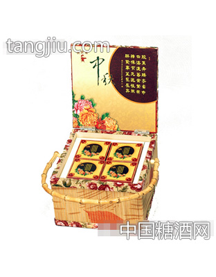 长升居魔方竹艺月饼礼盒