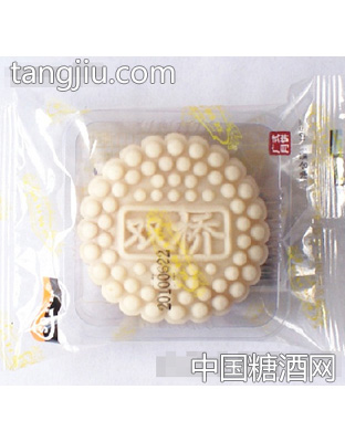 125g双桥雪皮莲蓉月饼