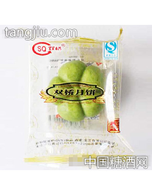 双桥45g绿茶口味异形迷你小月饼