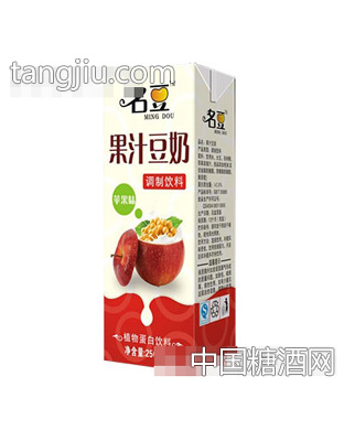 名豆果汁豆奶苹果味250ml
