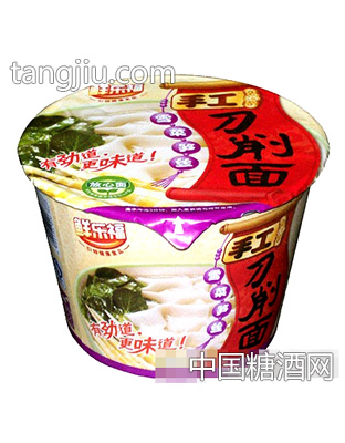 雪菜笋丝速食刀削面