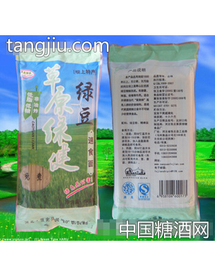 绿豆速食面袋装