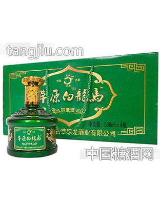 草原龙马酒绿瓶
