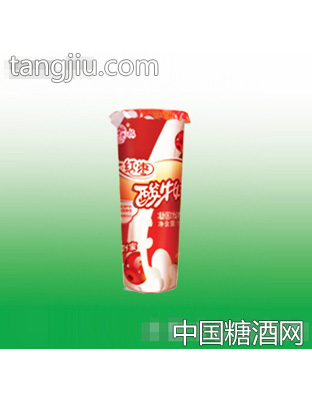 红梅纸杯大红枣酸牛奶180克