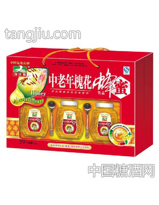 绿庄园1458克中老年槐花蜂蜜礼盒