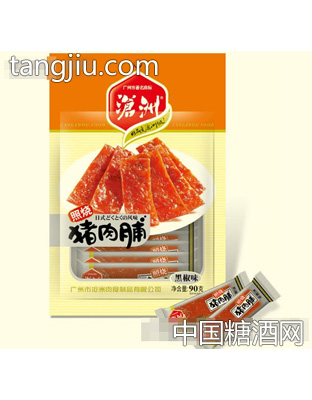 90g沧洲黑椒猪肉脯