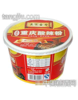 正宗壹号重庆酸辣粉正宗条码