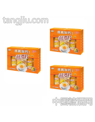 农香喜洋洋核桃加钙燕麦片礼盒