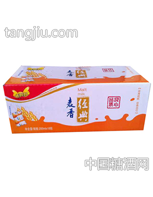 香飘飘经典麦香200mlX18包