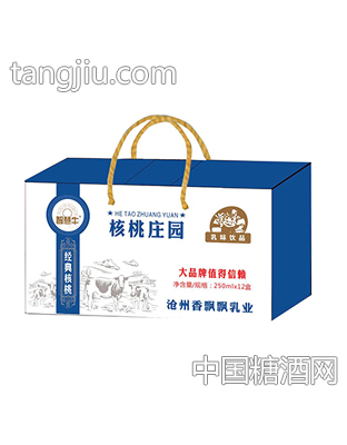 智慧牛经典核桃庄园乳味饮品250mlX12盒