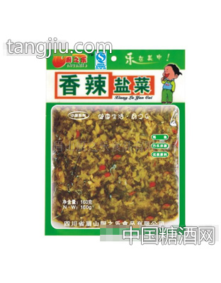 厨之乐香辣盐菜袋装160克