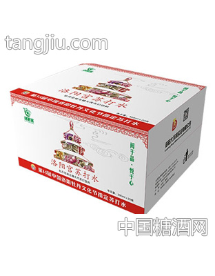 洛阳宫苏打水牡丹花无糖无汽380mlx20瓶