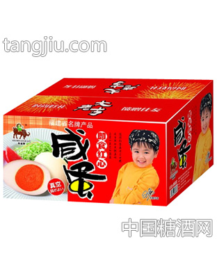 彩箱即食红心咸鸭蛋