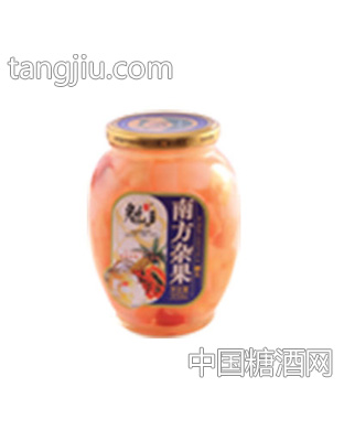 魁牌950克南方杂果罐头