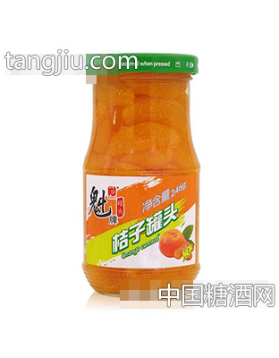 魁牌246g桔子罐头