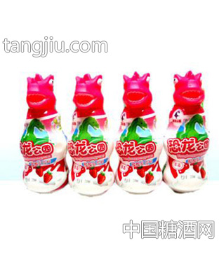 恐龙公园草莓味饮料