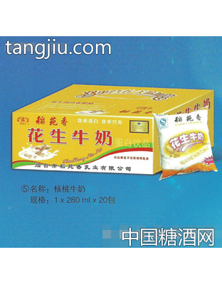 稻苑香花生牛奶