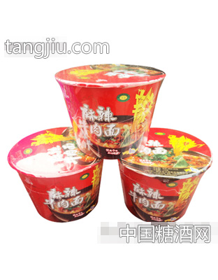 强筋麻辣牛肉面