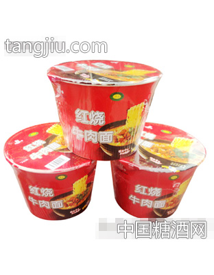 强筋红烧牛肉面