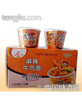 132g×12桶麻辣牛肉面