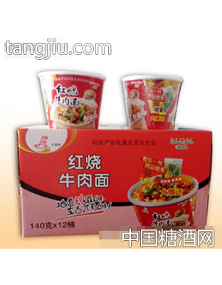 140g×12桶红烧牛肉面