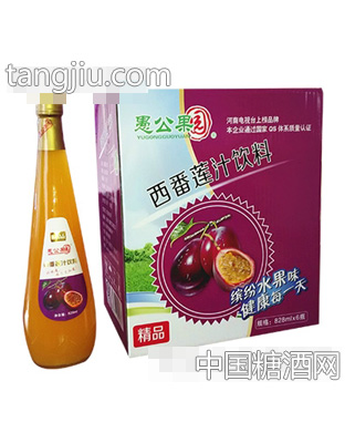 828mlx6瓶西番莲汁