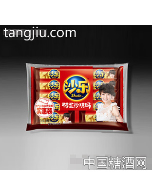 40克沙乐鸡蛋沙琪玛