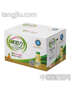 味加力凤梨味乳酸菌饮品330mlx12瓶